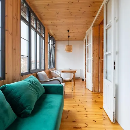شقة Apartament Boho Vibe - Dla 6 Osob Z Parkingiem I Weranda - Space Apart *
